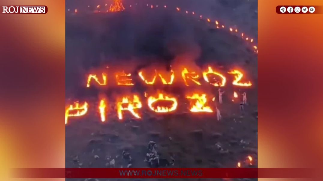 کردنەوەی ئاگری نەورۆز لە سەردەشتی ڕۆژهەڵاتی کوردستان