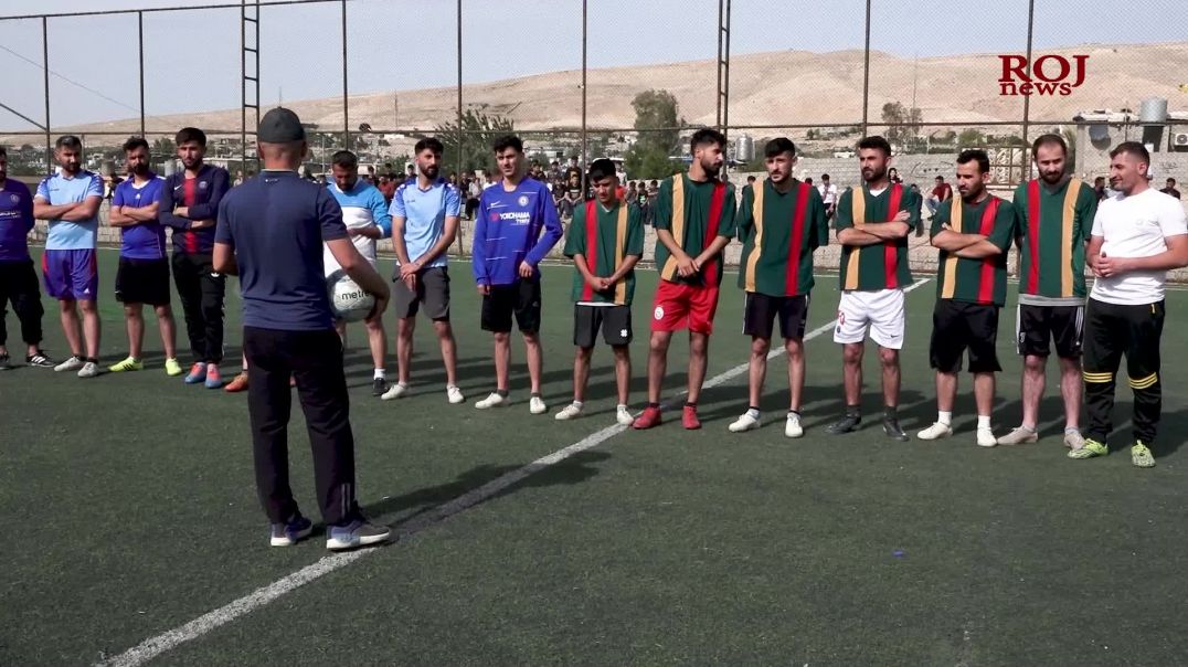 Ciwanên Mexmûrê turnuvayek futbolê dan destpêkirin