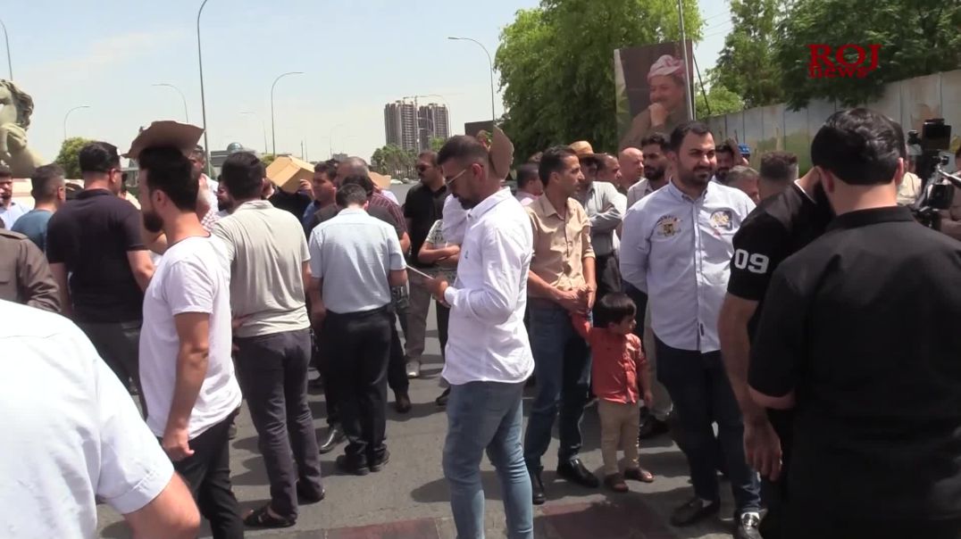 لە هەولێر خۆپیشاندانە و ڕێگایەکى سەرەکى داخرا