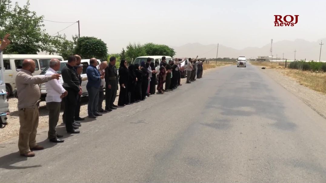 لە ئیدارەى ڕاپەڕین پێشوازی لە تەرمی شەھید حسێن ئاراسان کرا