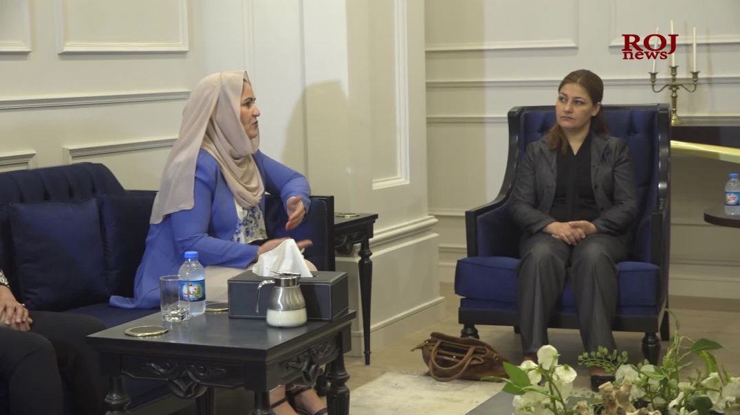 شاندێکی دەستەی ژنانی تەڤگەری ئازادی سەردانی ژنانی بزووتنەوەی گۆڕانیان کرد