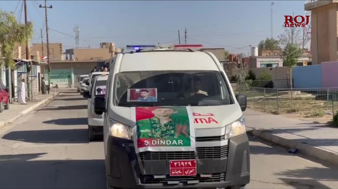 Karwanê şehîdên YBŞ’ê berbi şehîdgehê ve bi rê ket