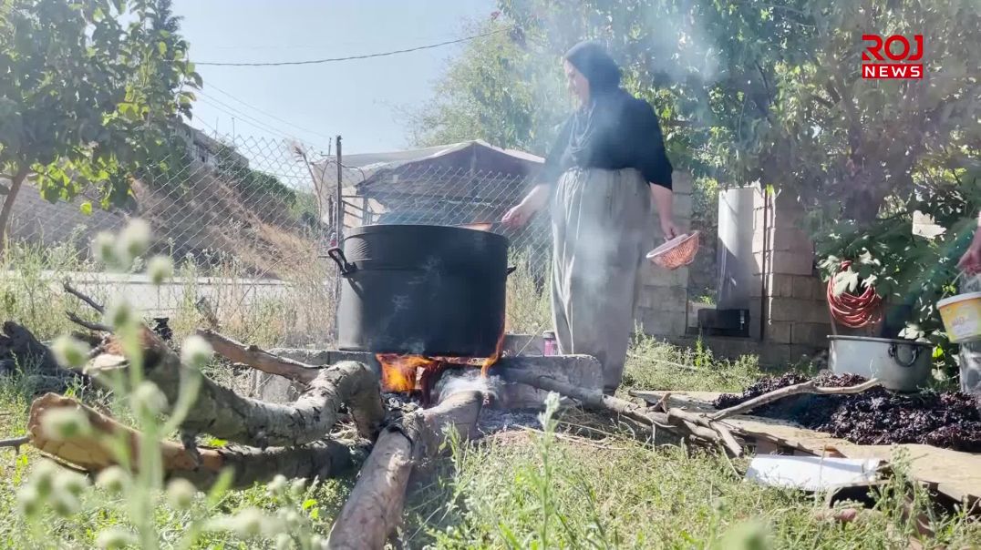 درووستکردنی دۆشاوی ترێ لەلایەن گوندنشینانەوە بۆ زستان