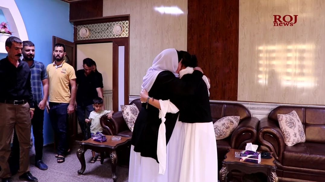 YJŞ’ê û TAJÊ jina Êzidî ya ji destê DAIŞ’ê hatî rizgarkirin, teslîmê malbatê kir