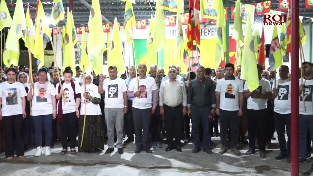 Xelkê Mexmûrê tevlî pêngava azadiya Rêber Ocalan bûn