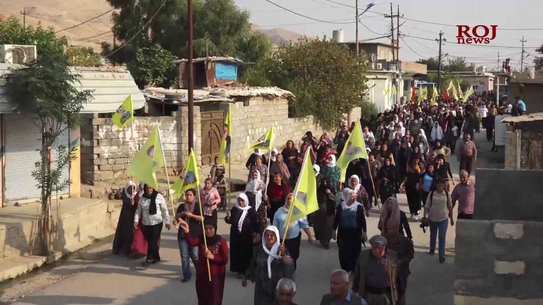 دانیشتوانی کەمپی مەخموور دژی رێککەوتنێکی ئەمنی نێوان عێراق و پەدەکە گردبوونەوە