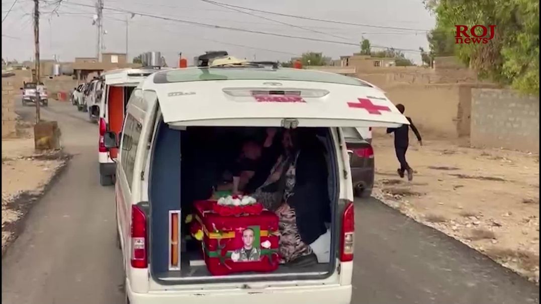 Cenayên şehîdên YBŞ’ê ber bi şehîdgehê ve birêket