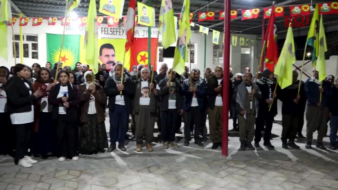 Li Mexmûrê çalakiya nobetê ya ji bo azadiya fîzîkî ya Rêber Ocalan didome