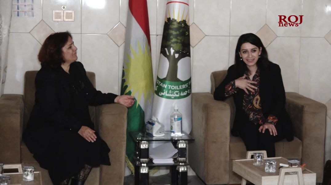 شاندی ژنانی باکووری کوردستان سەردانی ژنانی زەحمەتکێشانی کرد