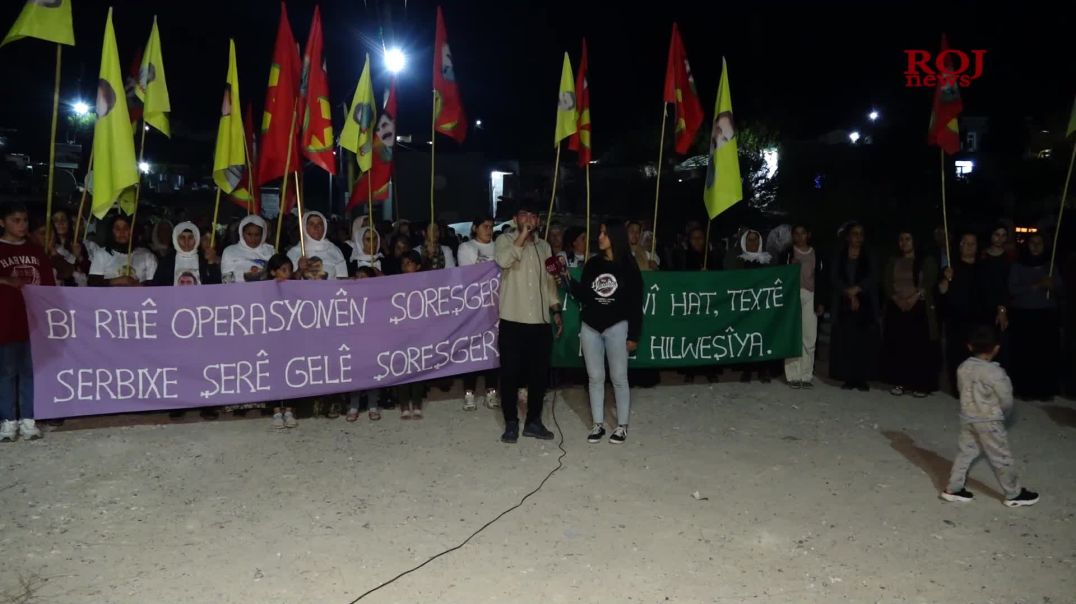 Li Mexmûrê ji bo piştgiriya çalakiyên Gerîlayên Azadiyê meşek hat lidarxistin