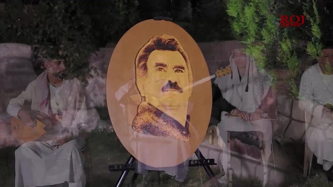 Li Şengalê ji bo azadiya Rêber Ocalan şevbêrka dengbêjan