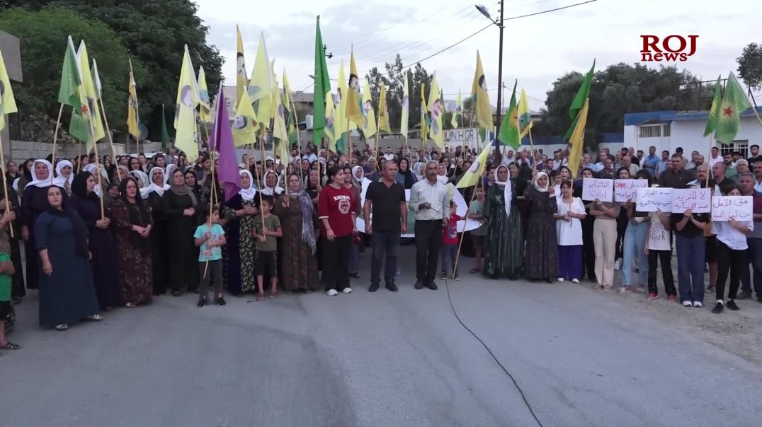 Xelkê Mexmûrê li dijî biryara Komîteya Wezîran a Konseya Ewropayê meşiyan