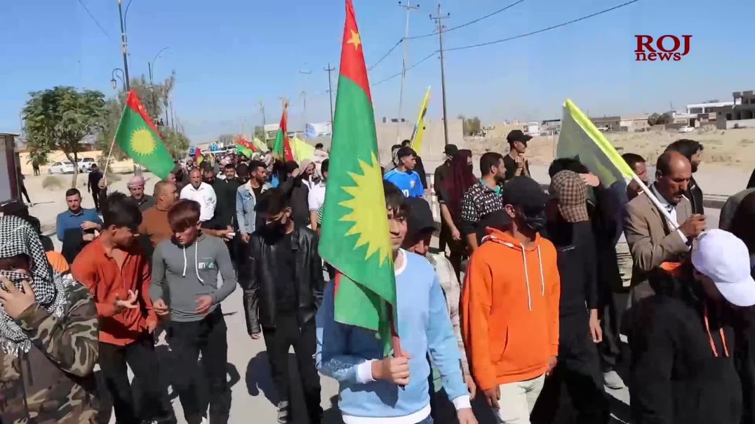 Xelkê Şengalê dijî êriş, hevkarî û xiyanetê meşiyan