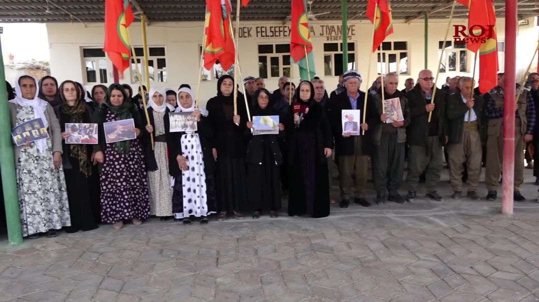 Malbatên şehîdan êrişên li ser Rojava şermezarkirin