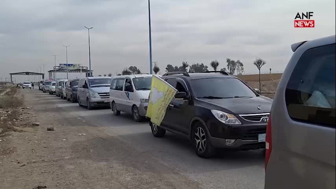 گەلی ڕەقا و تەبقا و دێرەزوور خۆیان گەیاندە بەرخۆدانی تشرین