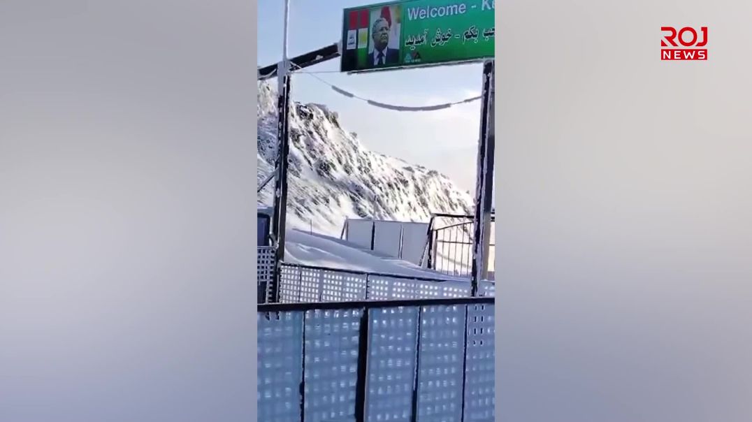 بەهۆی بەفربارینەوە دەروازەی سنووری کێلێ داخرا