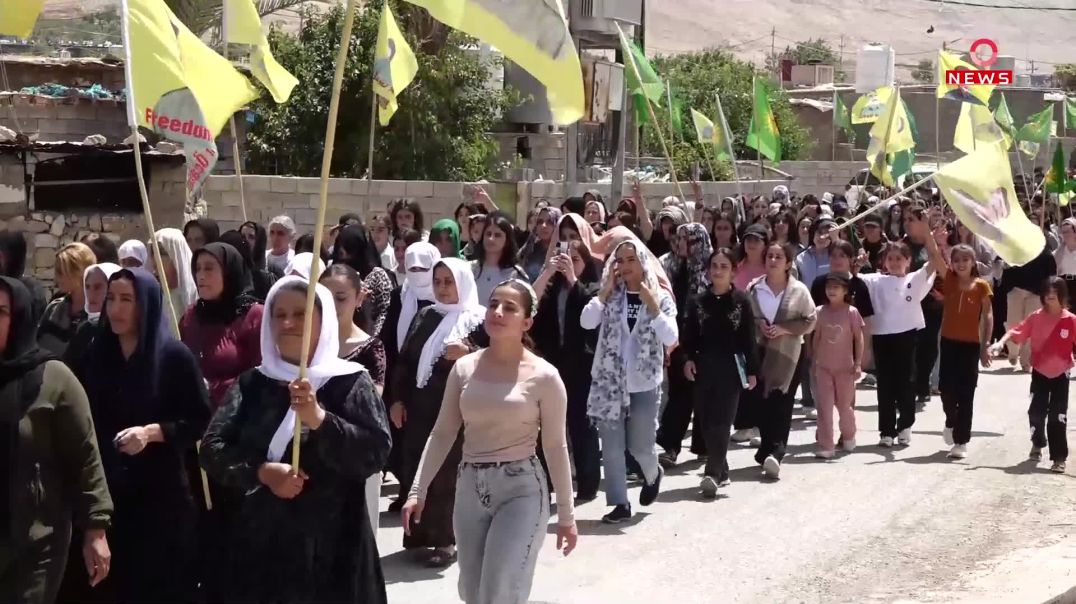 Xelkê Mexmûrê li dijî zextên Iraqê dest bi meşek girseyî kirin