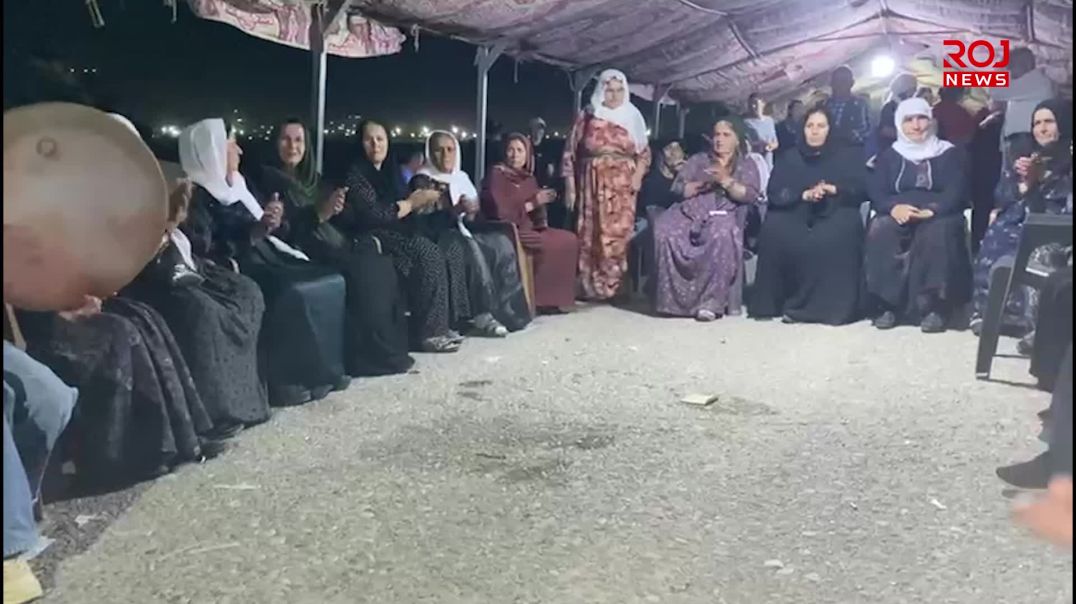 Çalakiya xelkê Mexmûrê ya li pêşiya benda kontrolê didome