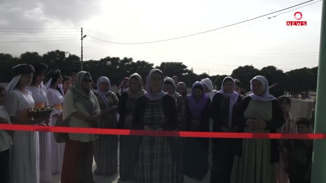 Jinên Êzidî li Xanesorê navenda xwe ya çand û hunerê vekirin