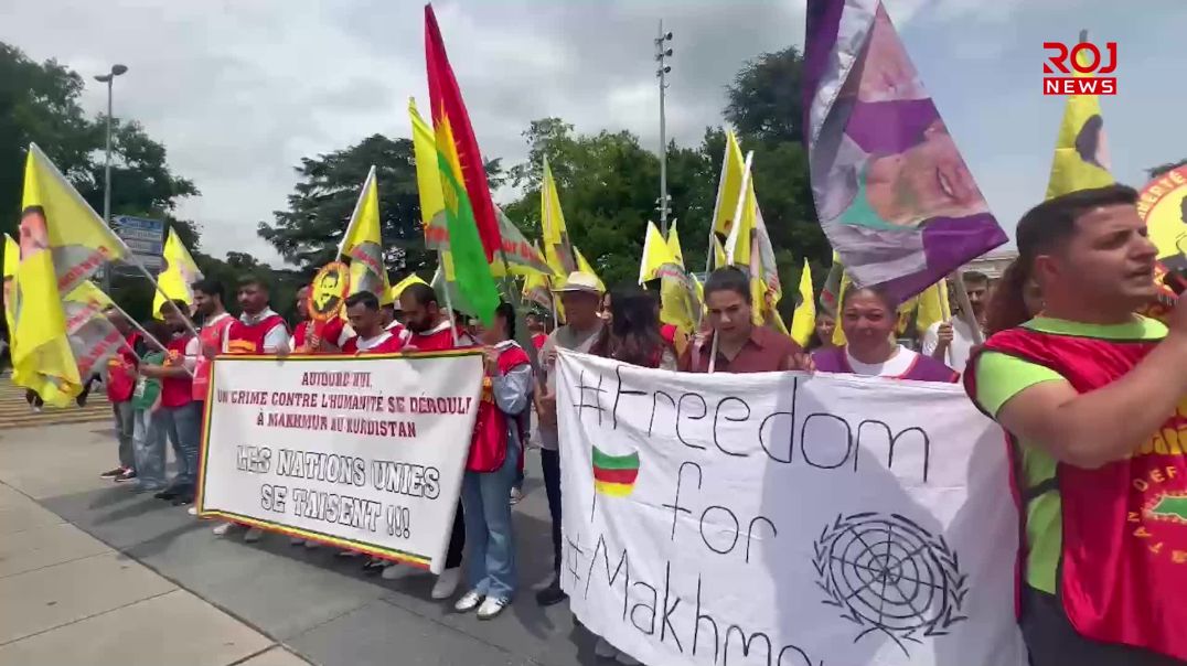Kurdistaniyan li Cenevreyê banga rakirina ambargoya li ser Mexmûrê kirin