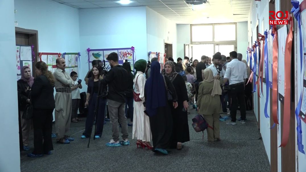لە سلێمانی پێشانگایەکی شێوەکاری لەلایەن منداڵانی ئۆتیزمەوە کرایەوە