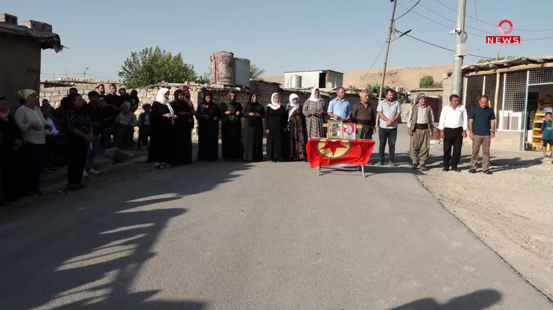 Xelkê Mexmûrê bi girseyî serdana şîna Ciger Goyî kirin