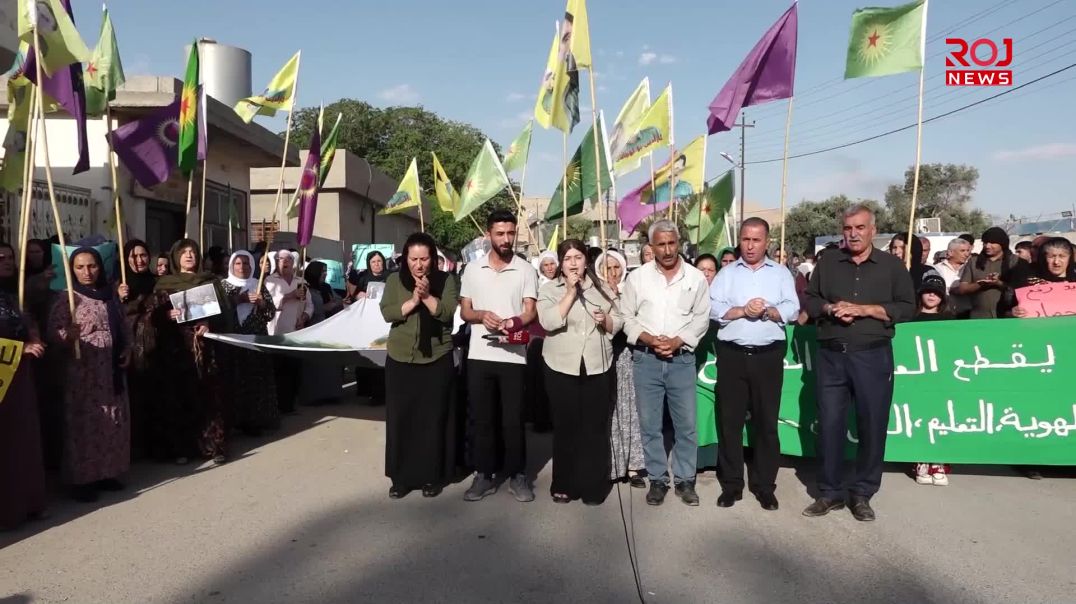 Xelkê Mexmûrê li dijî rêgirî, ambargo û girtina nûnerên xwe meşiya