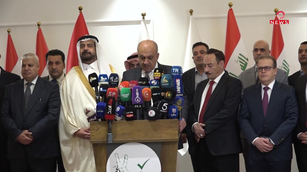 المؤتمر الصحفي  لاعلان انضمام شيخ مشايخ عشائر شمر عبدالله حميدي
