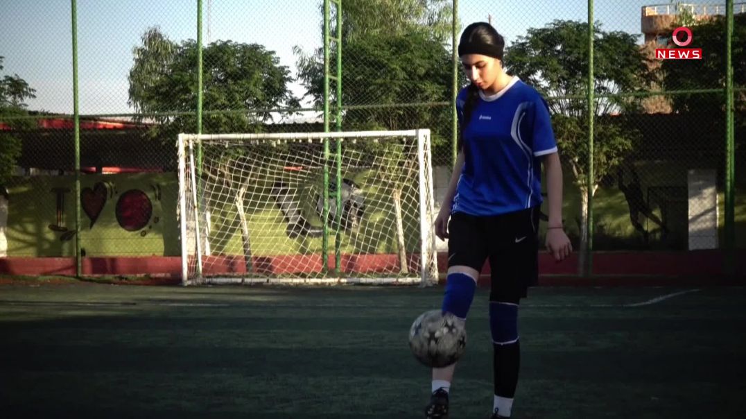 Ji astengiyan ber bi qada futbolê ve: Keça Êzidî Haya Haşim