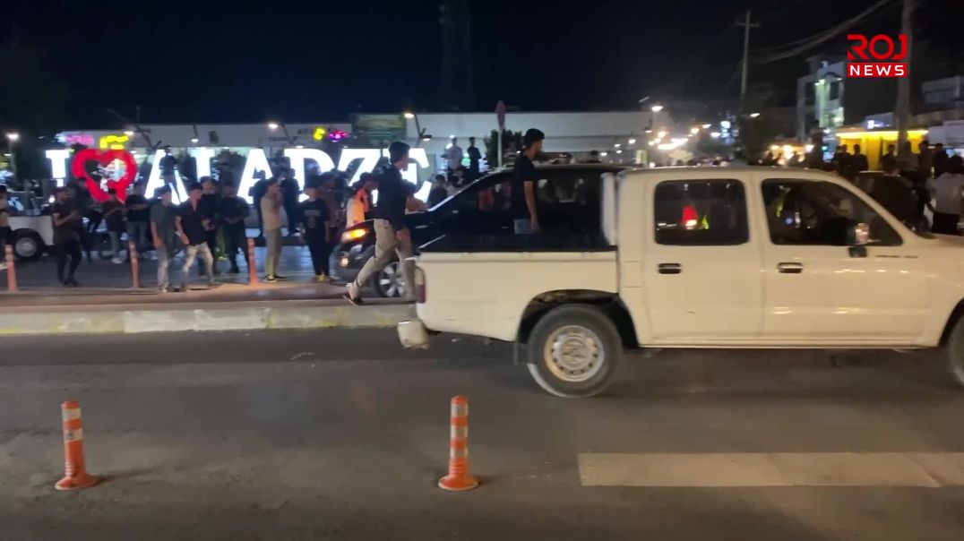 گەنجانی قەڵادزێ دژی نەبوونی کار و خزمەتگوزاری خۆپیشاندانیان کرد