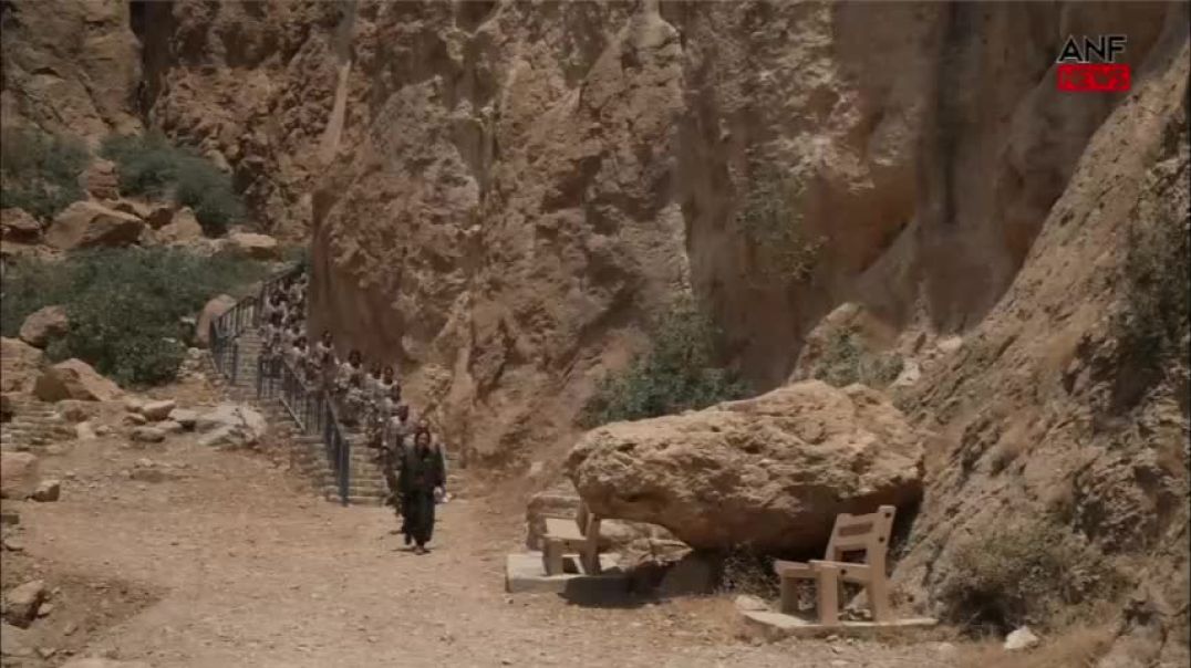 دیمەنی مەراسیمەكەی گرووپێك لە گەریلا بڵاوكرایەوە
