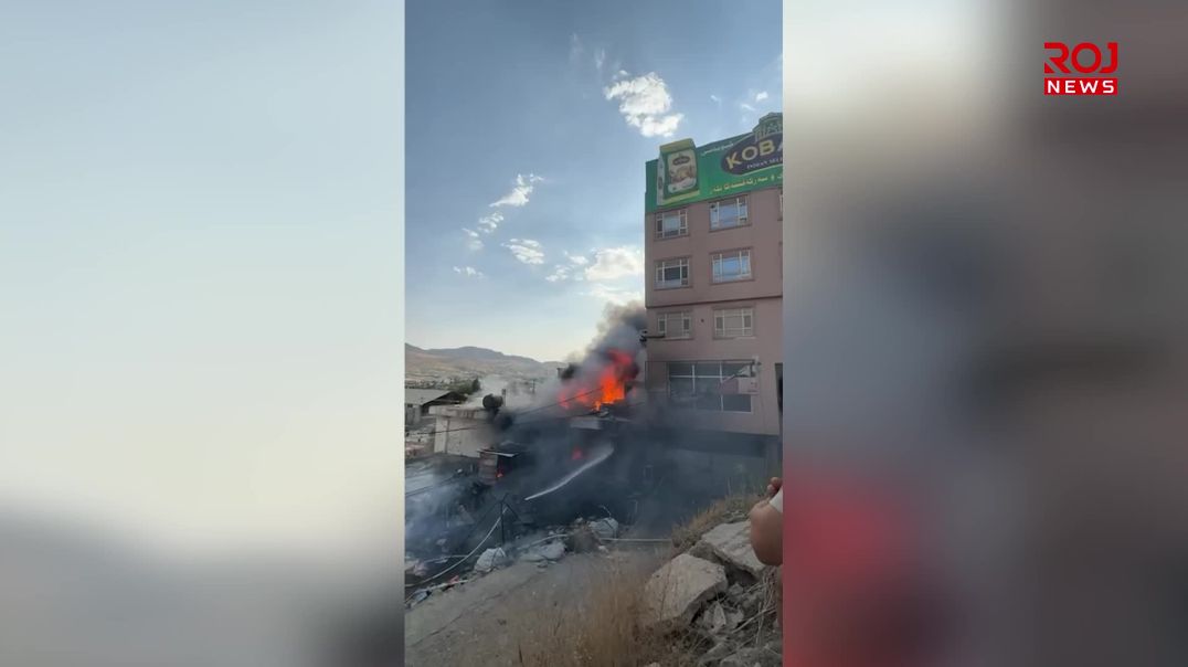 لە دهۆک کارگەیەکی کارتۆن ئاگری گرت