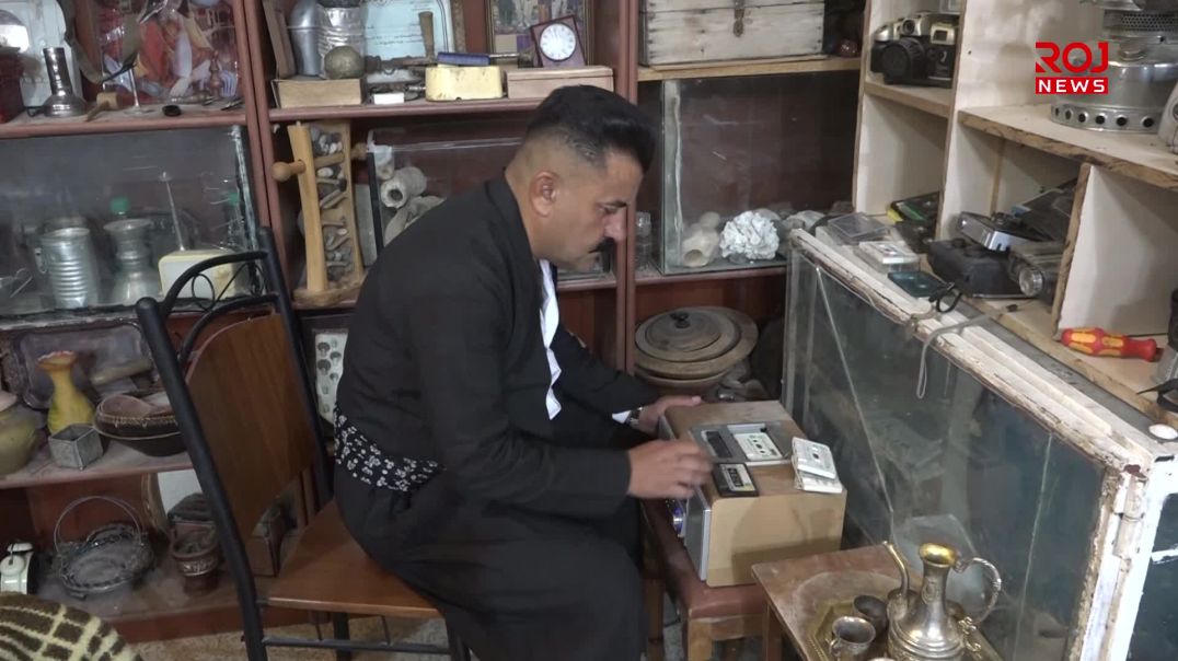 هاوڵاتییەک لە چەمچەماڵ ژمارەیەکی زۆر کەلوپەلی کوردەواری و مێژوویی پاراستووە