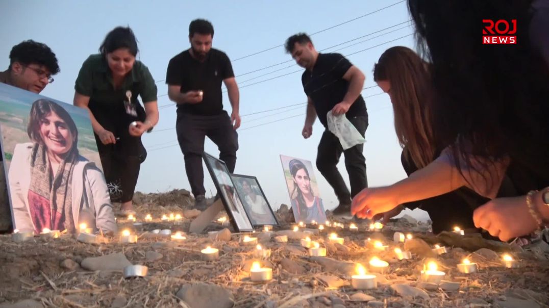 گوڵستان تارا و هێرۆ بەهادین لە شوێنی شەهیدبوونیان بەبیرهێنرانەوە