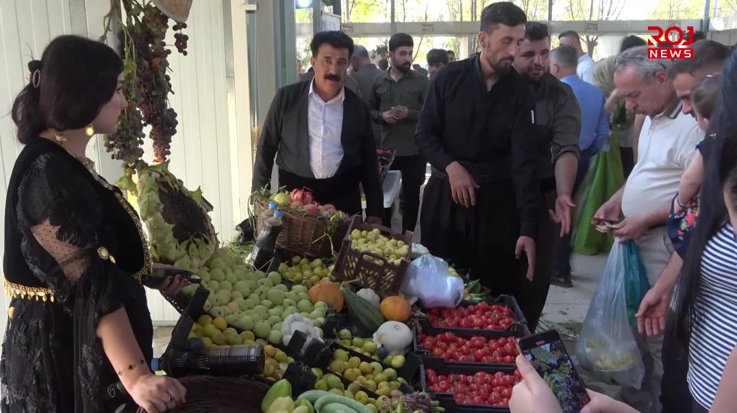 بۆ ساغبوونەوەی بەروبوومی جوتیاران هەفتەبازاڕێكی كشتوكاڵی لە هەڵەبجە كرایەوە