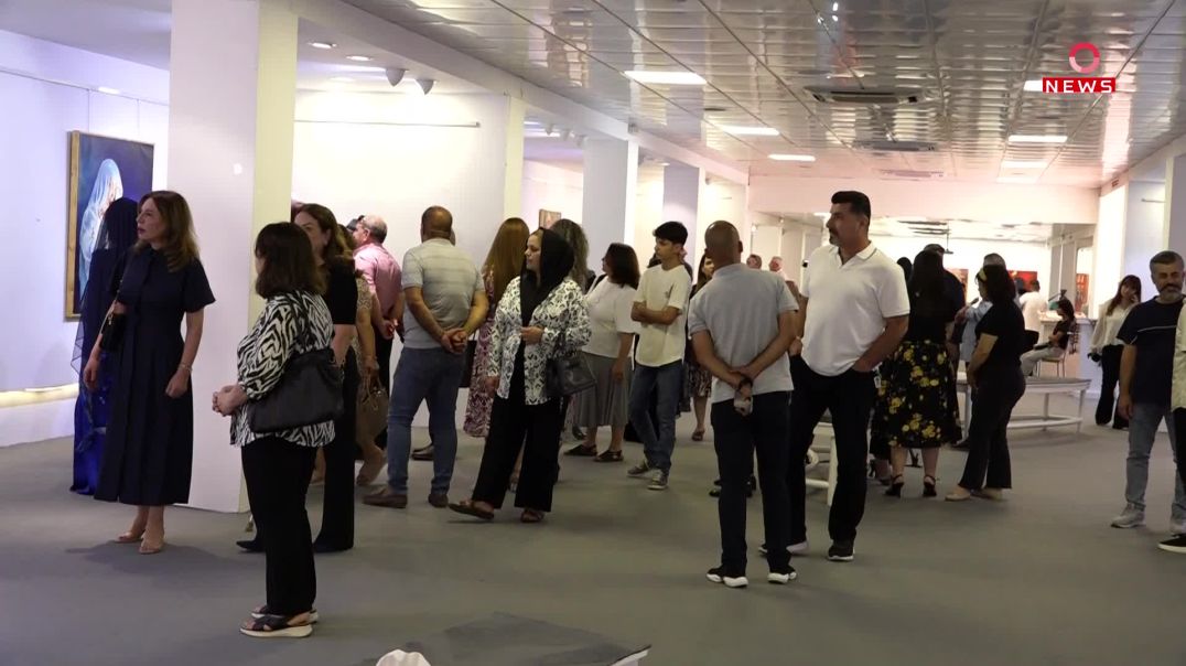 لە سلێمانی بە ٣٤ تابلۆی ڕەنگاڵە پێشانگای دایک کرایەوە