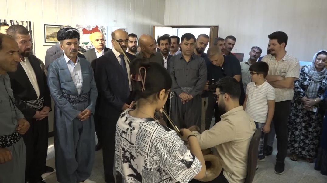 لە چەمچەماڵ پێشانگایەکی شێوەکاریی کرایەوە