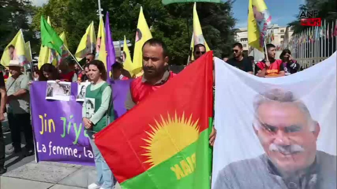 ٢٤٢ هەفتەیە چالاکیی بۆ ئازادیی ڕێبەر ئاپۆ لە جنێف بەردەوامە