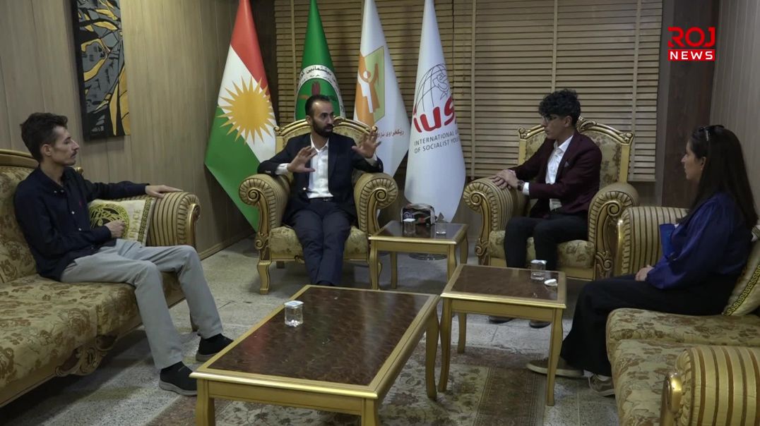شاندی کۆردناسیۆنی گەنجان لەگەڵ ڕێکخراوی ئازادییی لاوانی کوردستان کۆبوونەوە