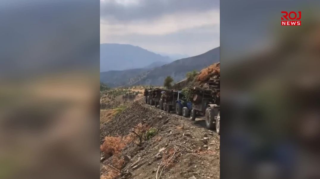 دیمەنی تاڵانکردنی دارستانەکانی بادینان لە لایەن دەوڵەتی تورکەوە