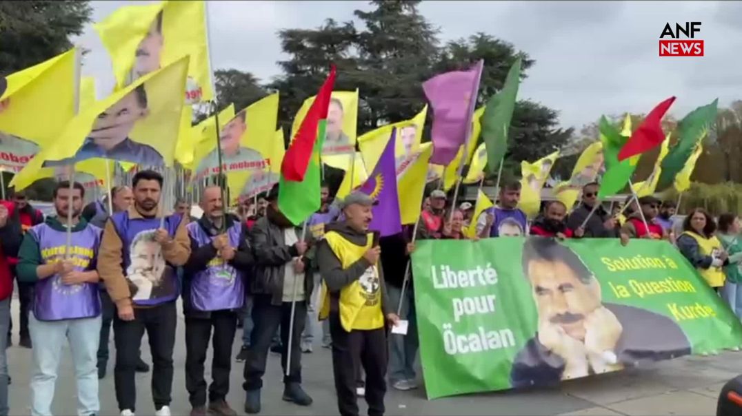 لەبەردەم نووسینگەی نەتەوەیەکگرتووەکان داوای ئازادیی ڕێبەر ئاپۆ کرا