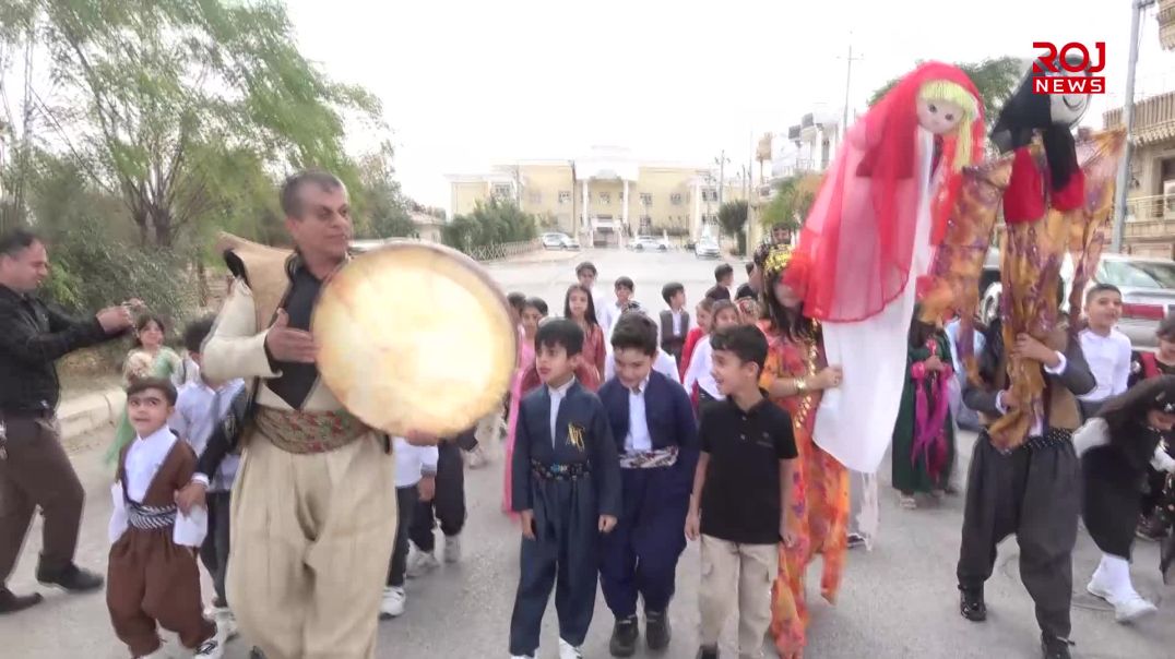 لە هه‌ڵه‌بجه‌ منداڵان به‌ چالاكى بووكه‌ به‌ بارانێ دڵخۆشكران