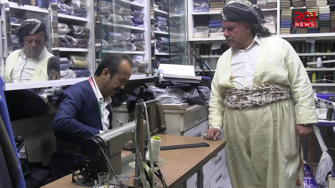 بەرگدوورێک ٤٠ ساڵە خزمەتی جلوبەرگی کوردی دەکات