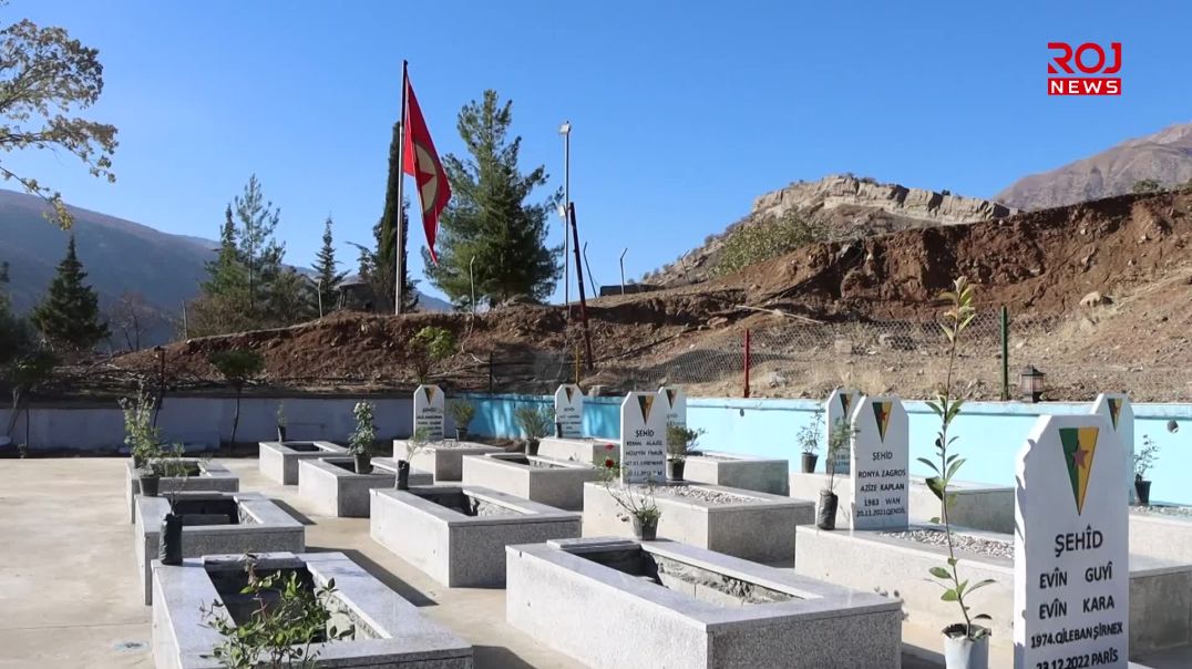 لە بناری قەندیل، گۆڕستانی شەھیدان بە ١٦٠ دار و گوڵ سەوز دەکرێت