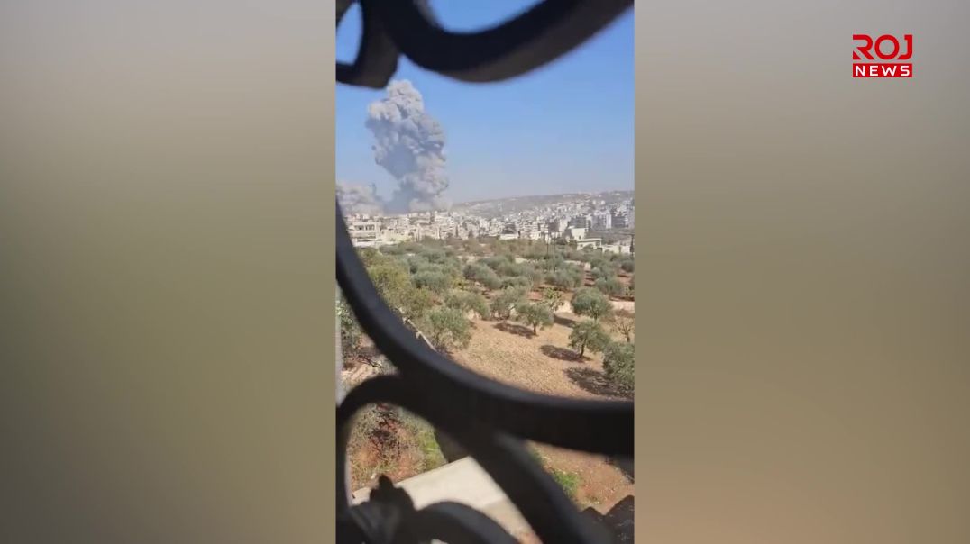 تەقینەوەیەکی بەهێز لە ئیدلب ڕوویدا