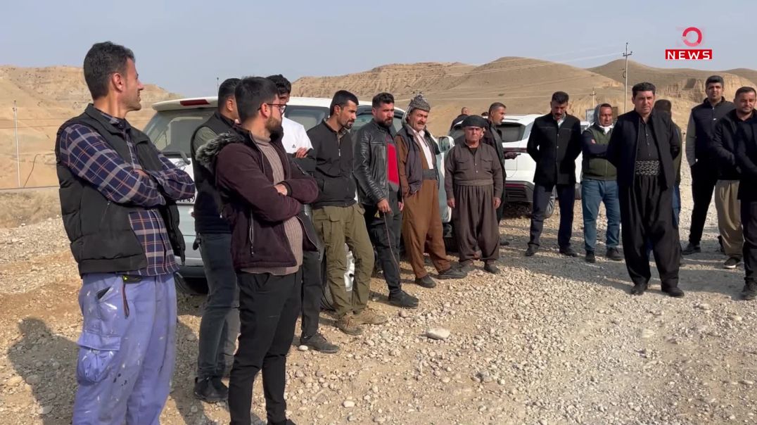 هاوڵاتیانی سنوری كۆیە دژی داگیركردنی زەوییەكانیان گردبونەوە