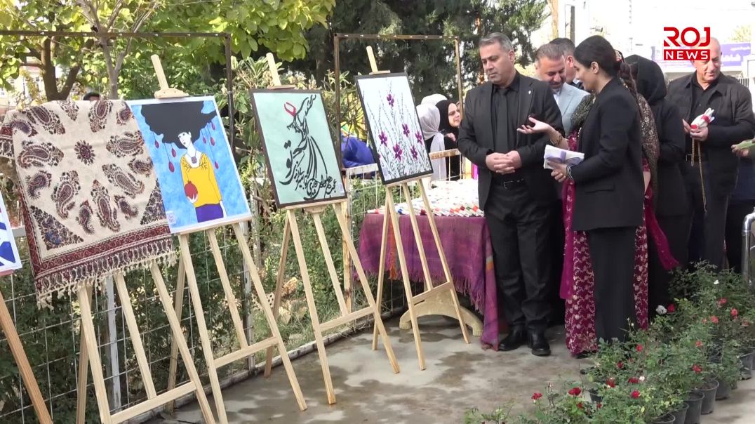 پێشانگای هونه‌ریی و ژینگه‌یی بۆ ژنه‌ شێوه‌كارێكى هه‌ڵه‌بجه‌ كرایه‌وه‌