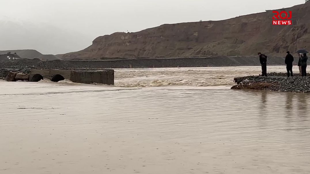 .⁣پردی پەڕینەوەی ١٥ گوند بەهۆی بەرزبوونەوەی ئاوی زێی بچوکەوە ڕووخا