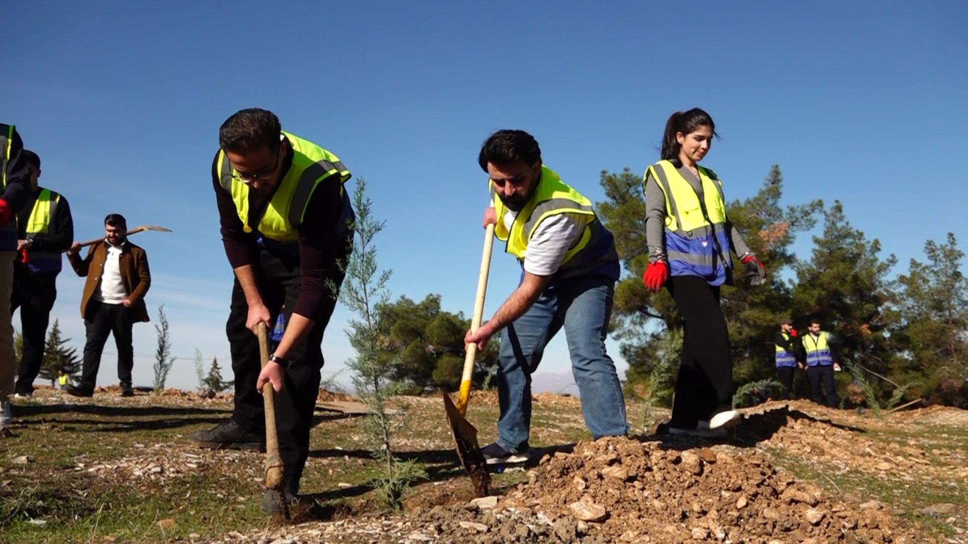 لە هه‌ڵه‌بجه‌ هه‌ڵمه‌تێكی نەمام چاندن به‌ڕێوه‌چوو
