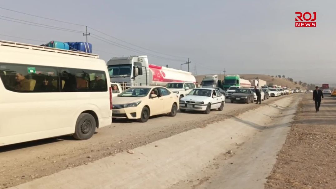 ڕێگای سەرەكی نێوان سلێمانی- كەركووك داخرا